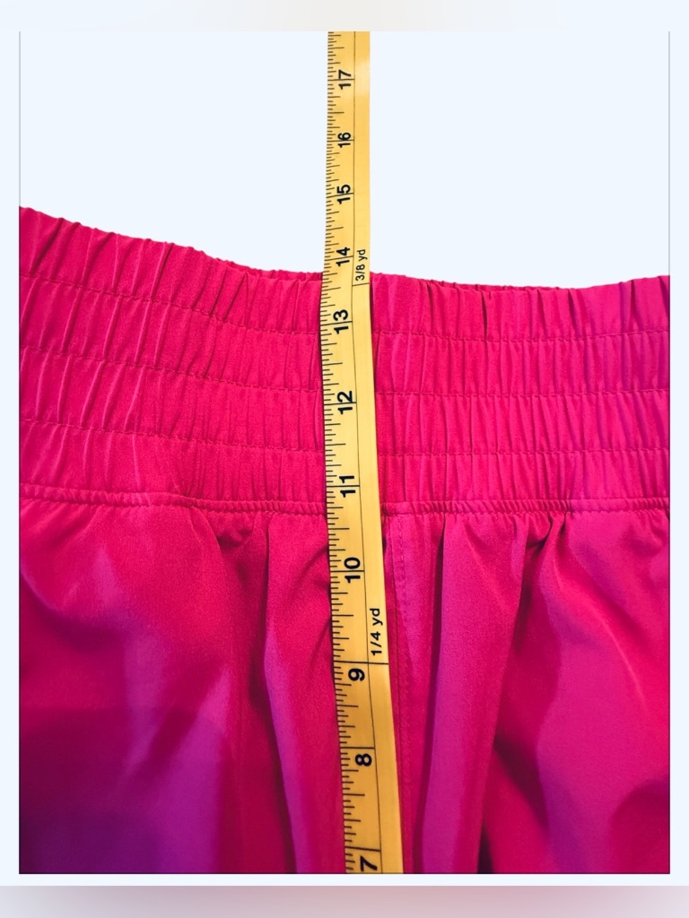 GapFit High Rise Running Shorts Hot Pink Breathable Athletic Barbiecore Large - Picture 11 of 11